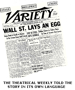 wall street lays an egg